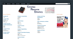 Desktop Screenshot of christianresourcedirectory.org